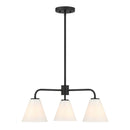 Three Light Chandelier<br /><span style="color:#4AB0CE;">Entrega: 4-10 dias en USA</span><br /><span style="color:#4AB0CE;font-size:60%;">PREGUNTE POR ENTREGA EN PANAMA</span><br />Collection: Blair<br />Finish: Matte Black