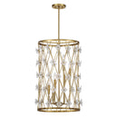 Six Light Pendant<br /><span style="color:#4AB0CE;">Entrega: 4-10 dias en USA</span><br /><span style="color:#4AB0CE;font-size:60%;">PREGUNTE POR ENTREGA EN PANAMA</span><br />Collection: Bailey<br />Finish: Warm Brass