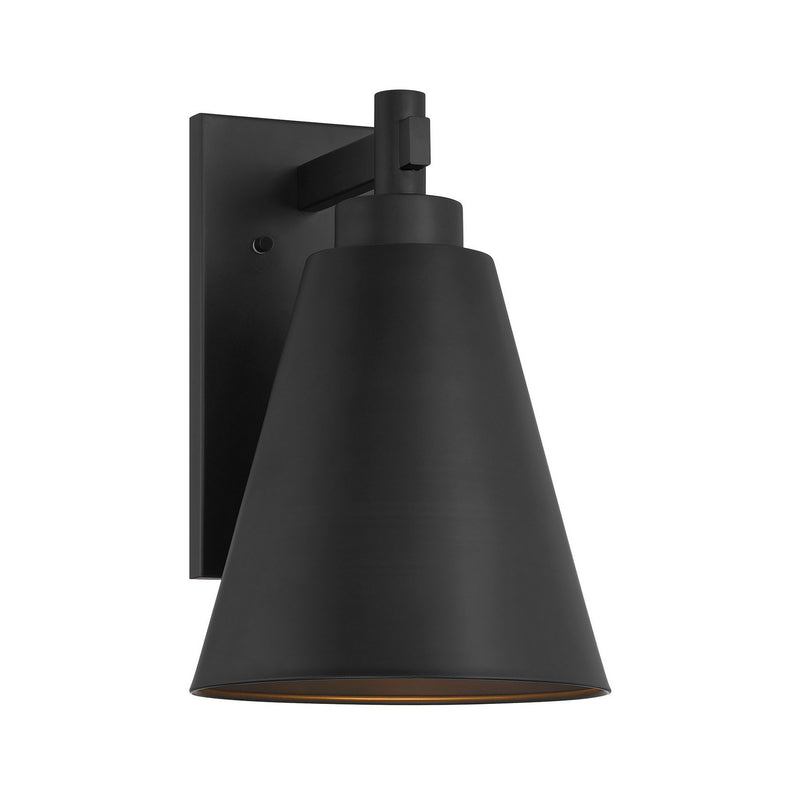 One Light Outdoor Wall Lantern<br /><span style="color:#4AB0CE;">Entrega: 6-7 semanas en USA</span><br /><span style="color:#4AB0CE;font-size:60%;">PREGUNTE POR ENTREGA EN PANAMA</span><br />Collection: Ryder<br />Finish: Matte Black