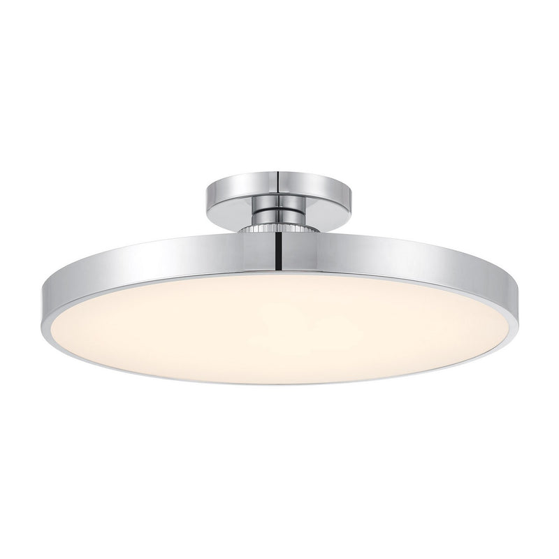 LED Semi-Flush Mount<br /><span style="color:#4AB0CE;">Entrega: 4-10 dias en USA</span><br /><span style="color:#4AB0CE;font-size:60%;">PREGUNTE POR ENTREGA EN PANAMA</span><br />Collection: Thayer<br />Finish: Chrome