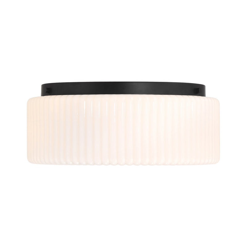 Four Light Flush Mount<br /><span style="color:#4AB0CE;">Entrega: 4-10 dias en USA</span><br /><span style="color:#4AB0CE;font-size:60%;">PREGUNTE POR ENTREGA EN PANAMA</span><br />Collection: Edgemont<br />Finish: Matte Black