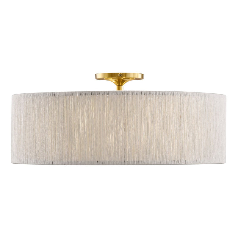 Four Light Flush Mount<br /><span style="color:#4AB0CE;">Entrega: 7-8 semanas en USA</span><br /><span style="color:#4AB0CE;font-size:60%;">PREGUNTE POR ENTREGA EN PANAMA</span><br />Collection: Maynard<br />Finish: Warm Brass