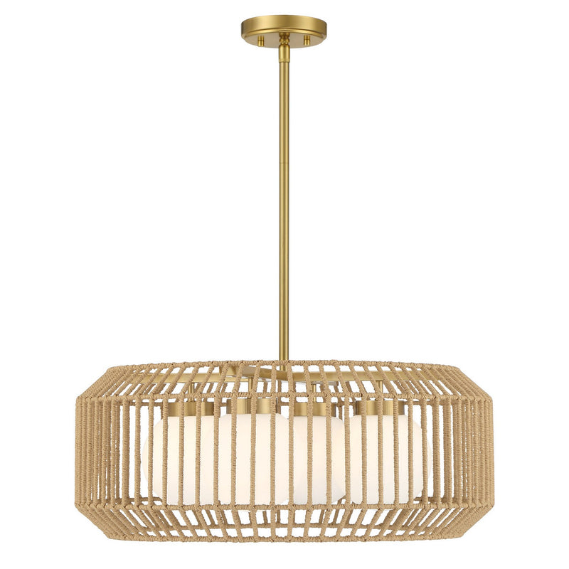 Four Light Pendant<br /><span style="color:#4AB0CE;">Entrega: 4-10 dias en USA</span><br /><span style="color:#4AB0CE;font-size:60%;">PREGUNTE POR ENTREGA EN PANAMA</span><br />Collection: Pastis<br />Finish: Warm Brass