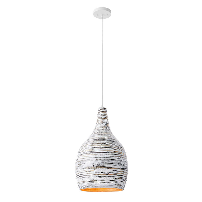 One Light Pendant<br /><span style="color:#4AB0CE;">Entrega: 4-10 dias en USA</span><br /><span style="color:#4AB0CE;font-size:60%;">PREGUNTE POR ENTREGA EN PANAMA</span><br />Collection: Balsam<br />Finish: Brindled Bamboo