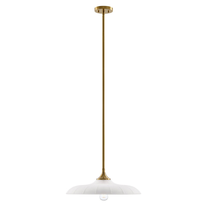 One Light Pendant<br /><span style="color:#4AB0CE;">Entrega: 4-10 dias en USA</span><br /><span style="color:#4AB0CE;font-size:60%;">PREGUNTE POR ENTREGA EN PANAMA</span><br />Collection: Hadley<br />Finish: Warm Brass