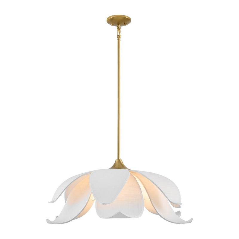 Six Light Pendant<br /><span style="color:#4AB0CE;">Entrega: 4-10 dias en USA</span><br /><span style="color:#4AB0CE;font-size:60%;">PREGUNTE POR ENTREGA EN PANAMA</span><br />Collection: Elsie<br />Finish: Warm Brass