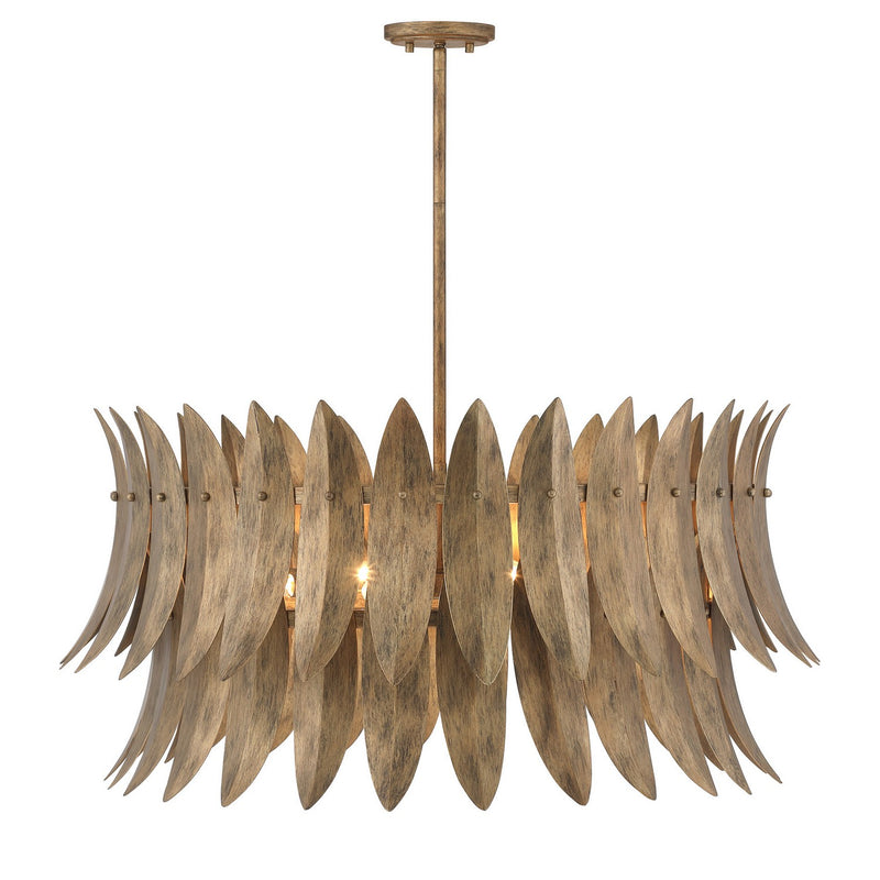 Eight Light Pendant<br /><span style="color:#4AB0CE;">Entrega: 4-10 dias en USA</span><br /><span style="color:#4AB0CE;font-size:60%;">PREGUNTE POR ENTREGA EN PANAMA</span><br />Collection: Sanctuary<br />Finish: Coronado