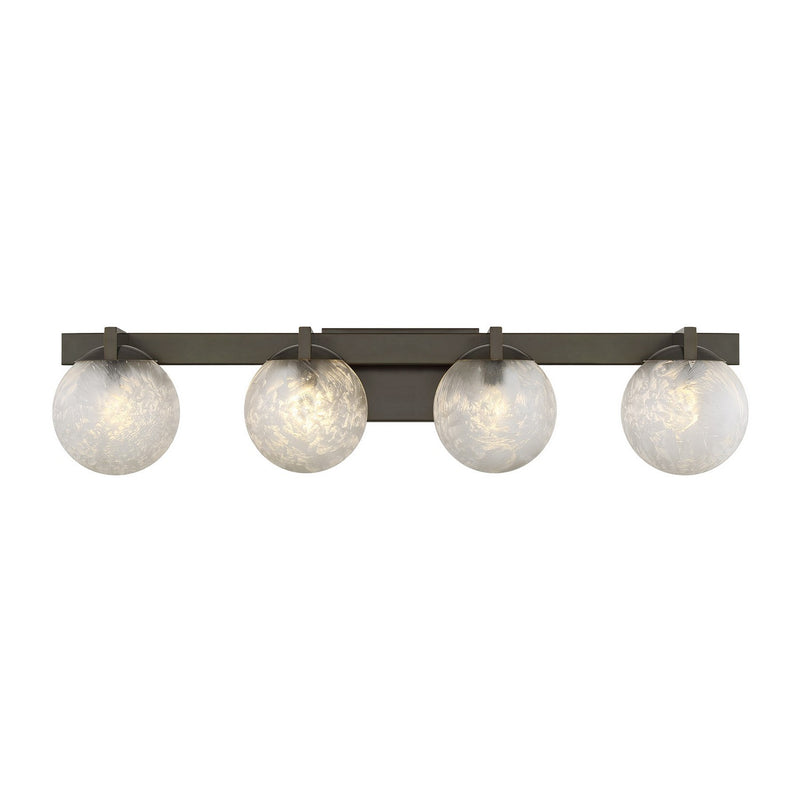 Four Light Bathroom Vanity<br /><span style="color:#4AB0CE;">Entrega: 4-10 dias en USA</span><br /><span style="color:#4AB0CE;font-size:60%;">PREGUNTE POR ENTREGA EN PANAMA</span><br />Collection: Darien<br />Finish: Mediterranean Bronze