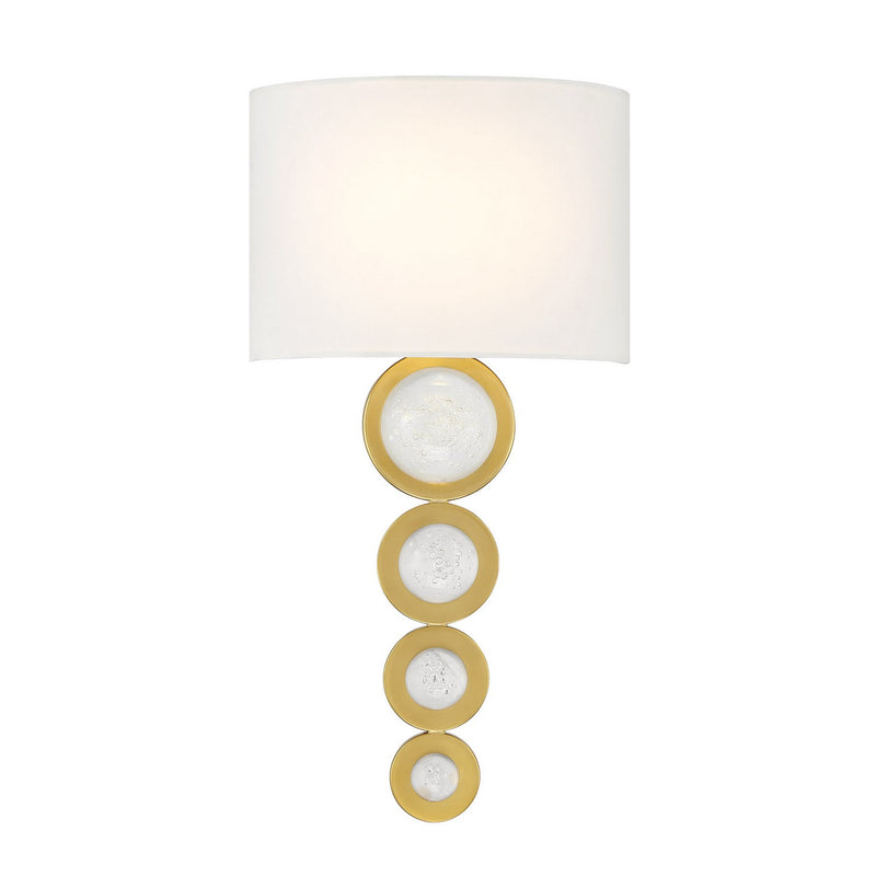 LED Wall Sconce<br /><span style="color:#4AB0CE;">Entrega: 4-10 dias en USA</span><br /><span style="color:#4AB0CE;font-size:60%;">PREGUNTE POR ENTREGA EN PANAMA</span><br />Collection: Marseille<br />Finish: Warm Brass
