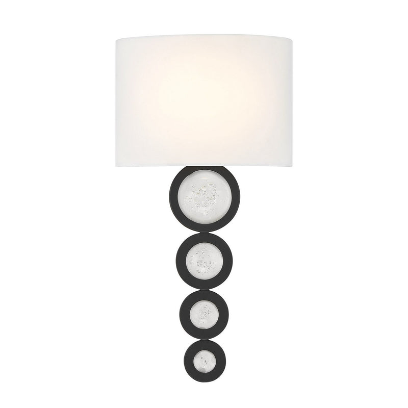 LED Wall Sconce<br /><span style="color:#4AB0CE;">Entrega: 4-10 dias en USA</span><br /><span style="color:#4AB0CE;font-size:60%;">PREGUNTE POR ENTREGA EN PANAMA</span><br />Collection: Marseille<br />Finish: Matte Black
