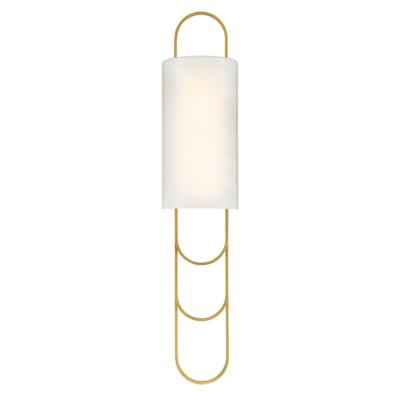 LED Wall Sconce<br /><span style="color:#4AB0CE;">Entrega: 4-10 dias en USA</span><br /><span style="color:#4AB0CE;font-size:60%;">PREGUNTE POR ENTREGA EN PANAMA</span><br />Collection: Tartine<br />Finish: Warm Brass