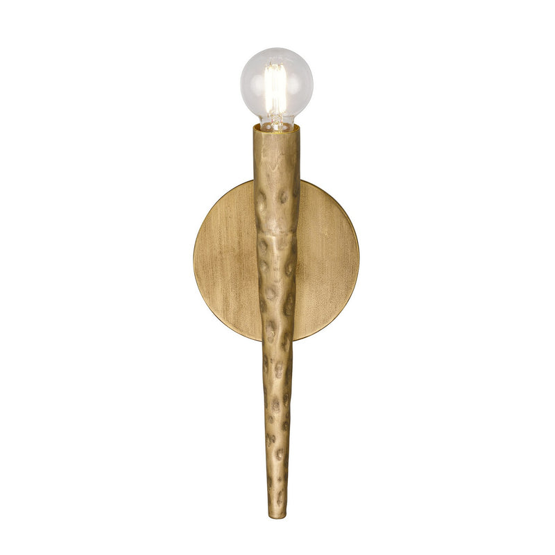 One Light Wall Sconce<br /><span style="color:#4AB0CE;">Entrega: 4-10 dias en USA</span><br /><span style="color:#4AB0CE;font-size:60%;">PREGUNTE POR ENTREGA EN PANAMA</span><br />Collection: Belleza<br />Finish: Spumante
