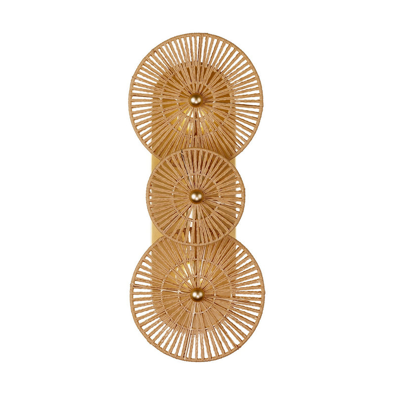 Two Light Wall Sconce<br /><span style="color:#4AB0CE;">Entrega: 3-4 semanas en USA</span><br /><span style="color:#4AB0CE;font-size:60%;">PREGUNTE POR ENTREGA EN PANAMA</span><br />Collection: Abbott<br />Finish: Distressed Gold