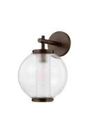 One Light Wall Sconce<br /><span style="color:#4AB0CE;">Entrega: 4-10 dias en USA</span><br /><span style="color:#4AB0CE;font-size:60%;">PREGUNTE POR ENTREGA EN PANAMA</span><br />Collection: Marco<br />Finish: Bronze