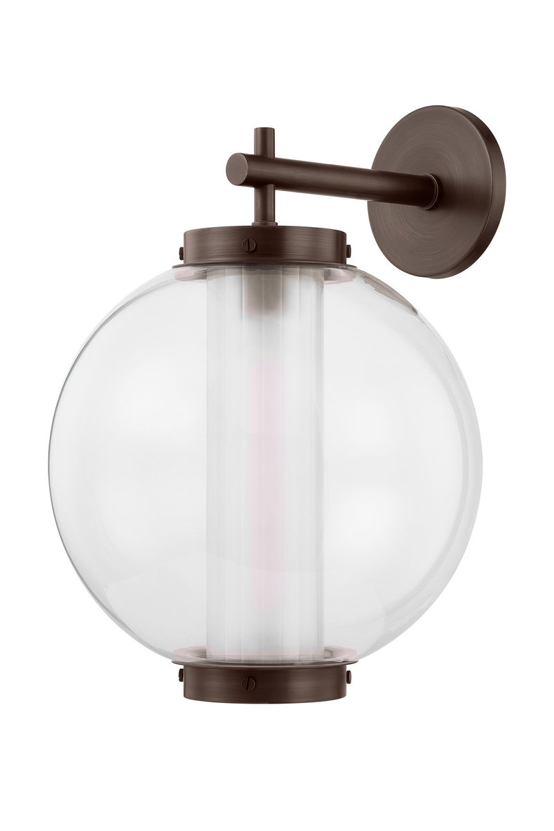 One Light Wall Sconce<br /><span style="color:#4AB0CE;">Entrega: 4-10 dias en USA</span><br /><span style="color:#4AB0CE;font-size:60%;">PREGUNTE POR ENTREGA EN PANAMA</span><br />Collection: Marco<br />Finish: Bronze