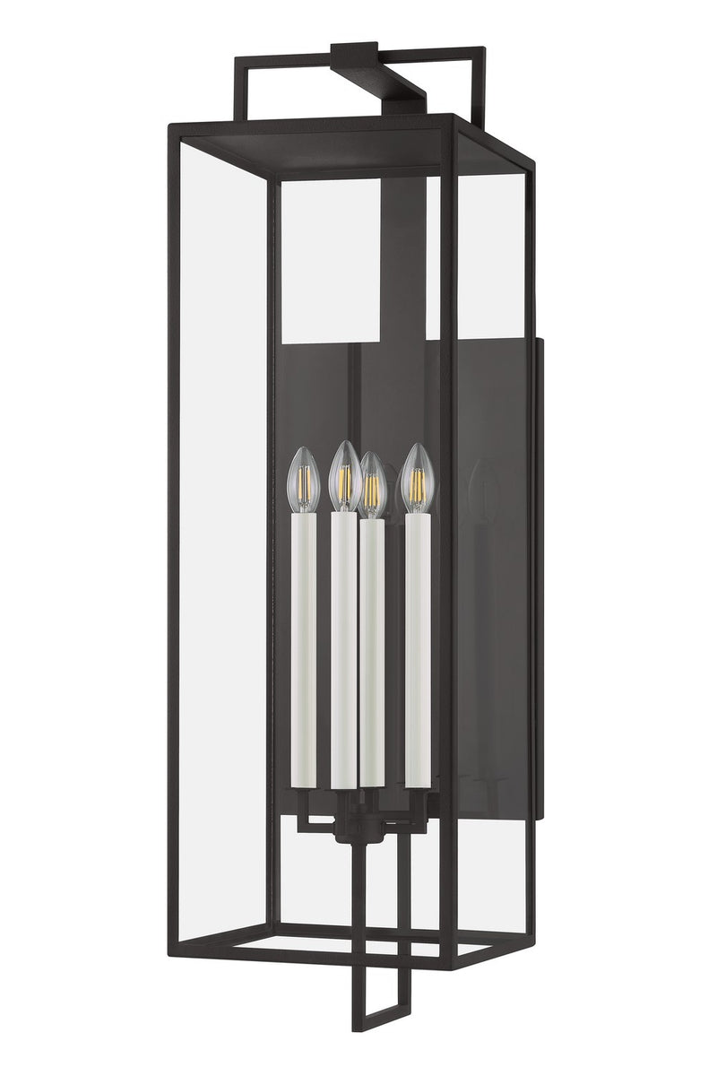 Four Light Wall Sconce<br /><span style="color:#4AB0CE;">Entrega: 4-10 dias en USA</span><br /><span style="color:#4AB0CE;font-size:60%;">PREGUNTE POR ENTREGA EN PANAMA</span><br />Collection: Beckham<br />Finish: Forged Iron