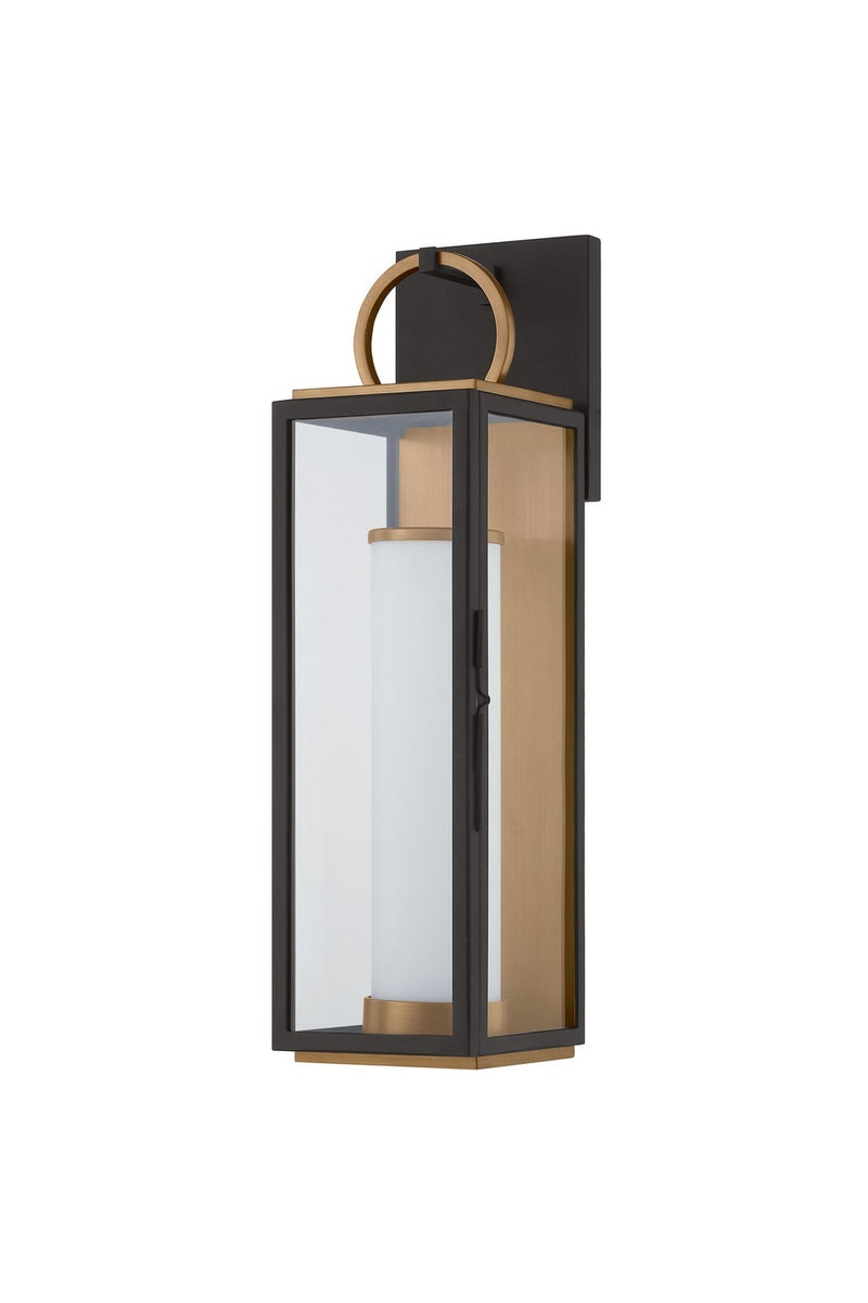 LED Wall Sconce<br /><span style="color:#4AB0CE;">Entrega: 17-18 semanas en USA</span><br /><span style="color:#4AB0CE;font-size:60%;">PREGUNTE POR ENTREGA EN PANAMA</span><br />Collection: Gareth<br />Finish: Patina Brass/Textured Black