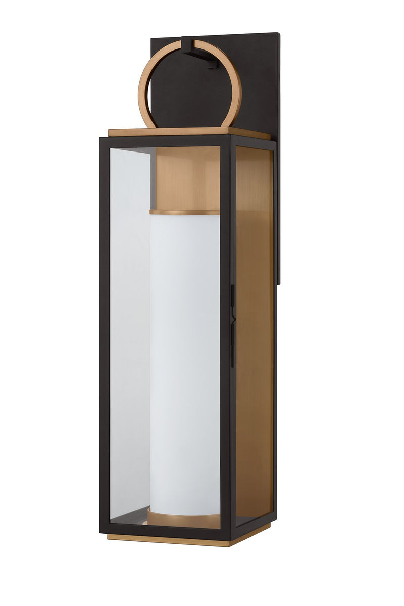 LED Wall Sconce<br /><span style="color:#4AB0CE;">Entrega: 17-18 semanas en USA</span><br /><span style="color:#4AB0CE;font-size:60%;">PREGUNTE POR ENTREGA EN PANAMA</span><br />Collection: Gareth<br />Finish: Patina Brass/Textured Black