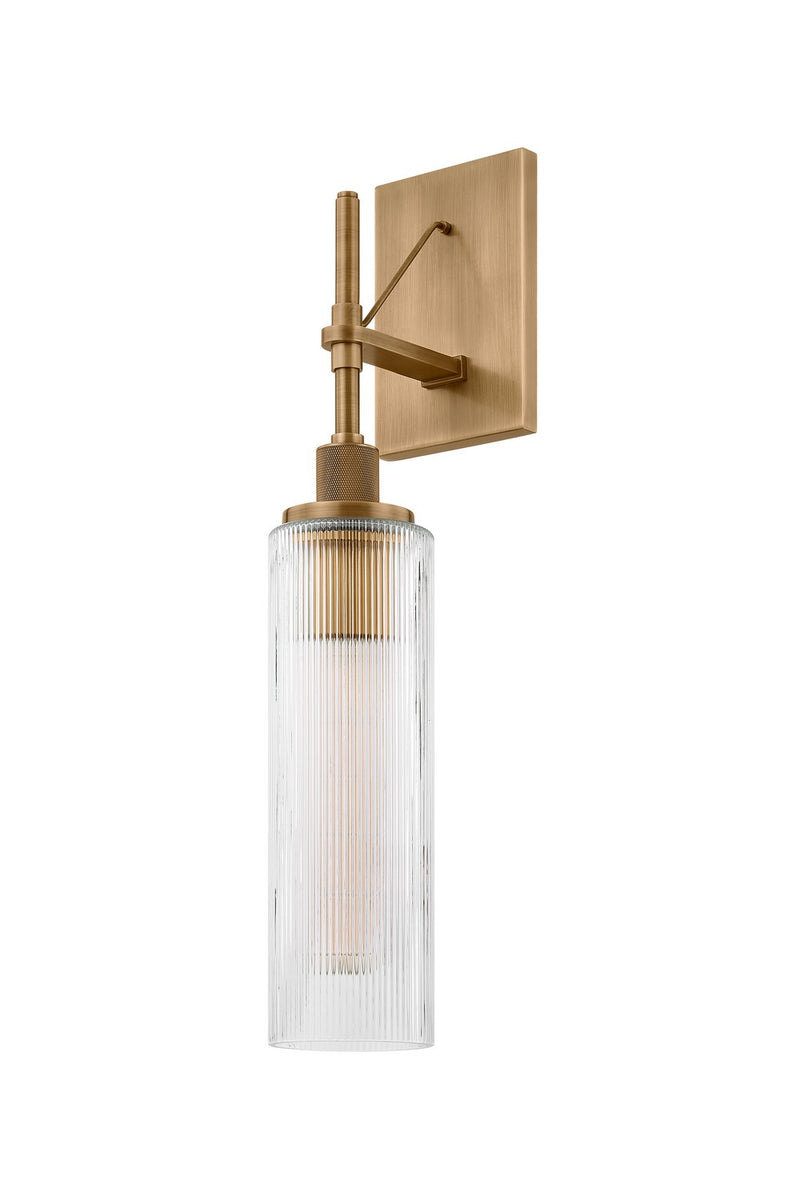 One Light Wall Sconce<br /><span style="color:#4AB0CE;">Entrega: 4-10 dias en USA</span><br /><span style="color:#4AB0CE;font-size:60%;">PREGUNTE POR ENTREGA EN PANAMA</span><br />Collection: Shenandoah<br />Finish: Patina Brass
