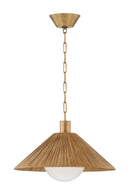 One Light Pendant<br /><span style="color:#4AB0CE;">Entrega: 8-9 semanas en USA</span><br /><span style="color:#4AB0CE;font-size:60%;">PREGUNTE POR ENTREGA EN PANAMA</span><br />Collection: Woodside<br />Finish: Patina Brass