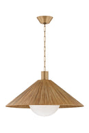 One Light Pendant<br /><span style="color:#4AB0CE;">Entrega: 4-10 dias en USA</span><br /><span style="color:#4AB0CE;font-size:60%;">PREGUNTE POR ENTREGA EN PANAMA</span><br />Collection: Woodside<br />Finish: Patina Brass