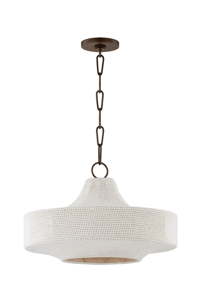 One Light Pendant<br /><span style="color:#4AB0CE;">Entrega: 4-10 dias en USA</span><br /><span style="color:#4AB0CE;font-size:60%;">PREGUNTE POR ENTREGA EN PANAMA</span><br />Collection: Thurso<br />Finish: Bronze