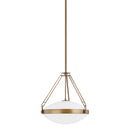 One Light Pendant<br /><span style="color:#4AB0CE;">Entrega: 4-10 dias en USA</span><br /><span style="color:#4AB0CE;font-size:60%;">PREGUNTE POR ENTREGA EN PANAMA</span><br />Collection: Kade<br />Finish: Patina Brass