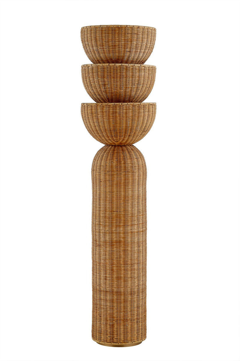 Three Light Floor Lamp<br /><span style="color:#4AB0CE;">Entrega: 17-18 semanas en USA</span><br /><span style="color:#4AB0CE;font-size:60%;">PREGUNTE POR ENTREGA EN PANAMA</span><br />Collection: Rian<br />Finish: Patina Brass