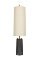 Three Light Floor Lamp<br /><span style="color:#4AB0CE;">Entrega: 6-7 semanas en USA</span><br /><span style="color:#4AB0CE;font-size:60%;">PREGUNTE POR ENTREGA EN PANAMA</span><br />Collection: Thane<br />Finish: Patina Brass/Ceramic Meditation Grey