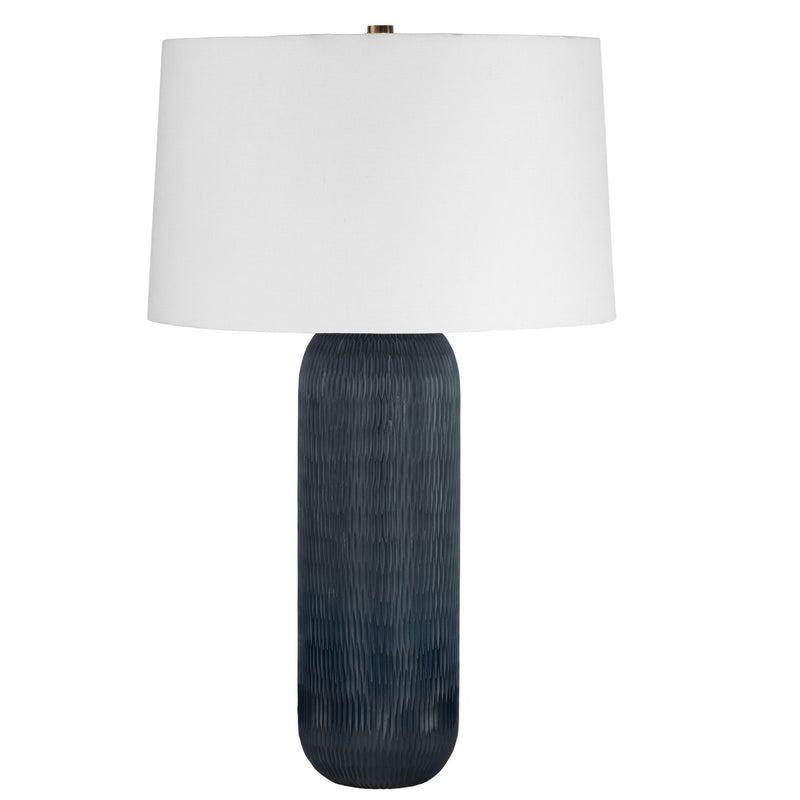 One Light Table Lamp<br /><span style="color:#4AB0CE;">Entrega: 4-10 dias en USA</span><br /><span style="color:#4AB0CE;font-size:60%;">PREGUNTE POR ENTREGA EN PANAMA</span><br />Collection: Hopkins<br />Finish: Patina Brass