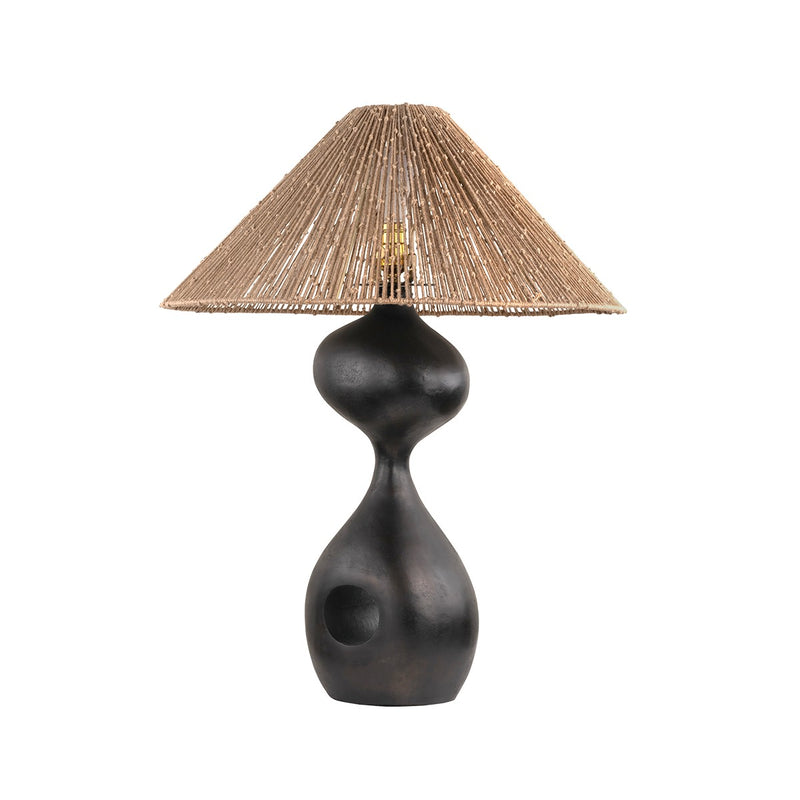 One Light Table Lamp<br /><span style="color:#4AB0CE;">Entrega: 4-10 dias en USA</span><br /><span style="color:#4AB0CE;font-size:60%;">PREGUNTE POR ENTREGA EN PANAMA</span><br />Collection: Rhu<br />Finish: Bronze