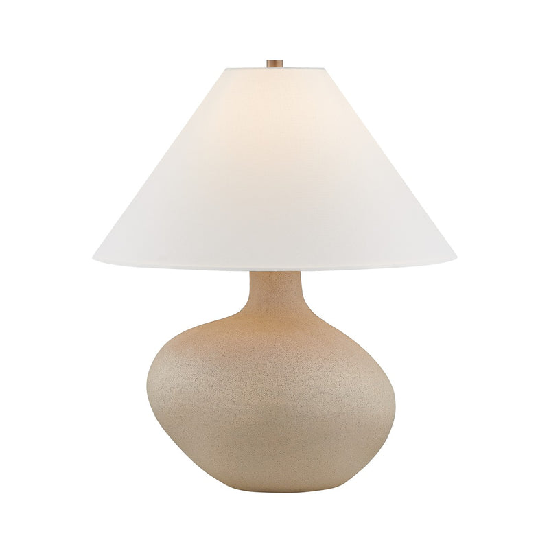 Troy Lighting - PTL5825-PBR/COS - One Light Table Lamp - Rebecca - Ceramic Rough Sand
