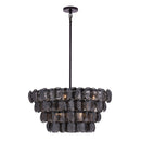 Eight Light Pendant<br /><span style="color:#4AB0CE;">Entrega: 2-3 semanas en USA</span><br /><span style="color:#4AB0CE;font-size:60%;">PREGUNTE POR ENTREGA EN PANAMA</span><br />Collection: UROKO<br />Finish: Black Nickel
