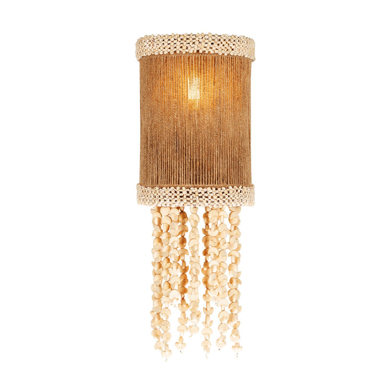 One Light Wall Sconce<br /><span style="color:#4AB0CE;">Entrega: 3-4 semanas en USA</span><br /><span style="color:#4AB0CE;font-size:60%;">PREGUNTE POR ENTREGA EN PANAMA</span><br />Collection: NATURALE<br />Finish: Jute