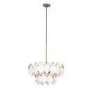 Four Light Semi Flush Mount<br /><span style="color:#4AB0CE;">Entrega: 4-10 dias en USA</span><br /><span style="color:#4AB0CE;font-size:60%;">PREGUNTE POR ENTREGA EN PANAMA</span><br />Collection: MANTA<br />Finish: Modern Gold