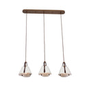 Kalco - 525261PAB - Three Light Island Pendant - EMBRACE - Pearlized Antique Brass