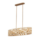 Six Light Island Pendant<br /><span style="color:#4AB0CE;">Entrega: 4-10 dias en USA</span><br /><span style="color:#4AB0CE;font-size:60%;">PREGUNTE POR ENTREGA EN PANAMA</span><br />Collection: SOGA<br />Finish: Modern Gold And White