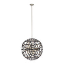 13 Light Pendant<br /><span style="color:#4AB0CE;">Entrega: 4-5 semanas en USA</span><br /><span style="color:#4AB0CE;font-size:60%;">PREGUNTE POR ENTREGA EN PANAMA</span><br />Collection: ENTICE<br />Finish: Matte Black / Tarnish Silver