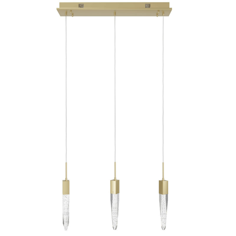 Avenue Lighting - HF1900-3-AP-BB - LED Pendant - Aspen - Brushed Brass