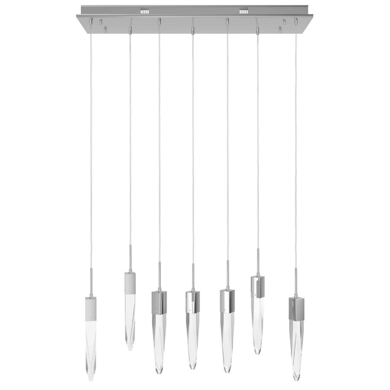 Avenue Lighting - HF1900-7-AP-CH-C - Seven Light Pendant - Aspen - Polished Chrome