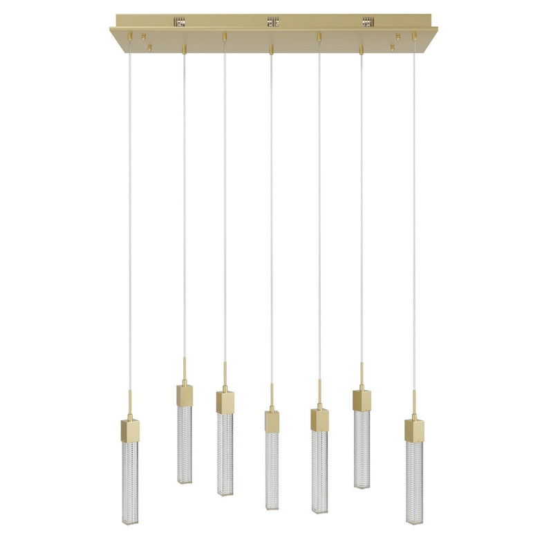 Avenue Lighting - HF1900-7-BOA-BB - LED Pendant - Boa - Brushed Brass