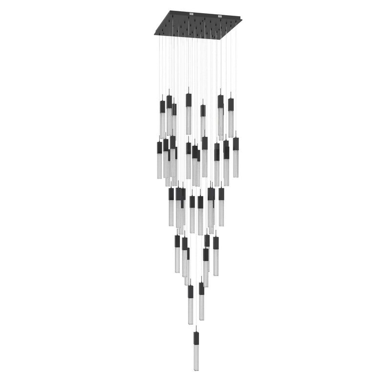 Avenue Lighting - HF1903-41-BOA-BK - 41 Light Pendant - Boa - Black