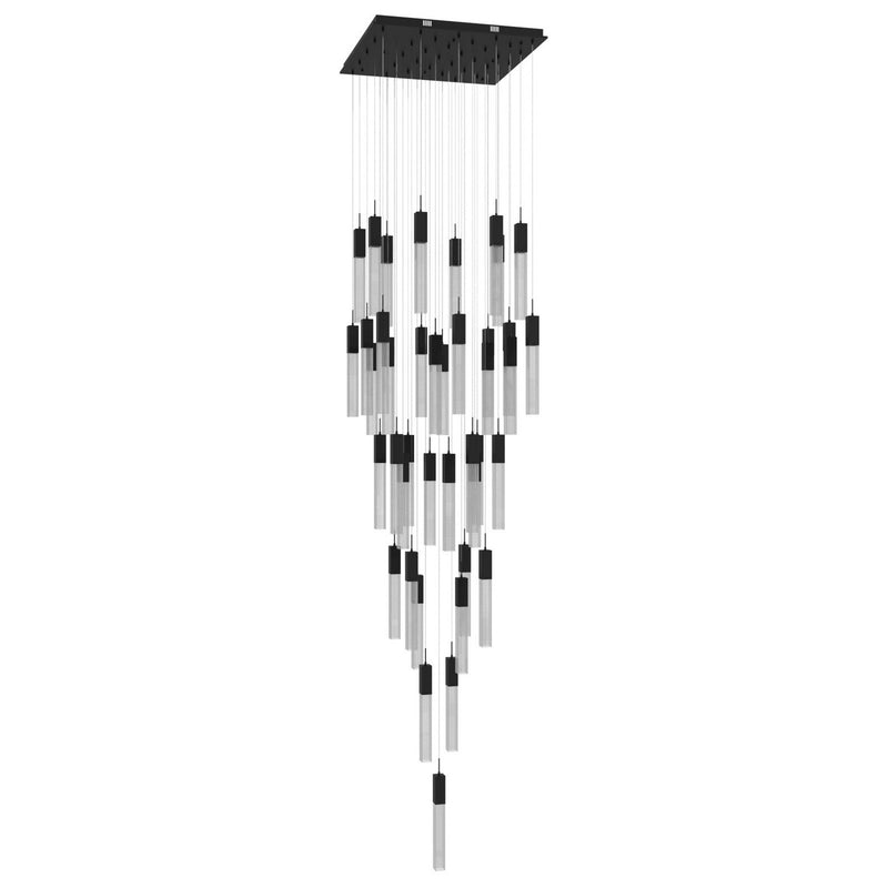 Avenue Lighting - HF1903-41-GL-BK-SNW - LED Pendant - The Original Glacier - Black