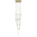 Avenue Lighting - HF1904-25-AP-BB-C - LED Pendant - Aspen - Brushed Brass