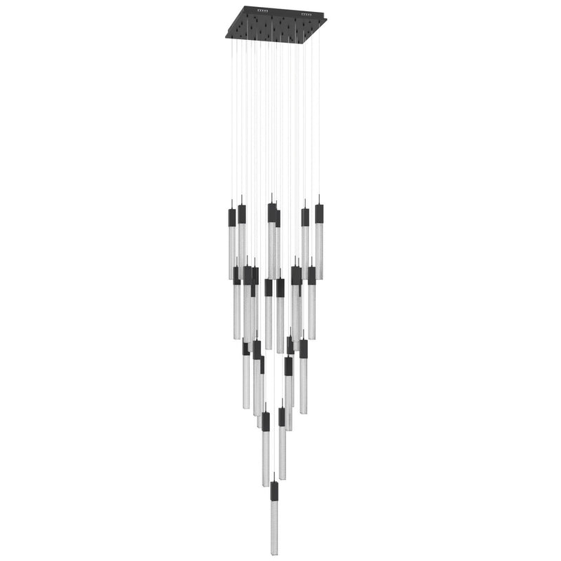 Avenue Lighting - HF1904-25-BOA-BK - 25 Light Pendant - Boa - Black