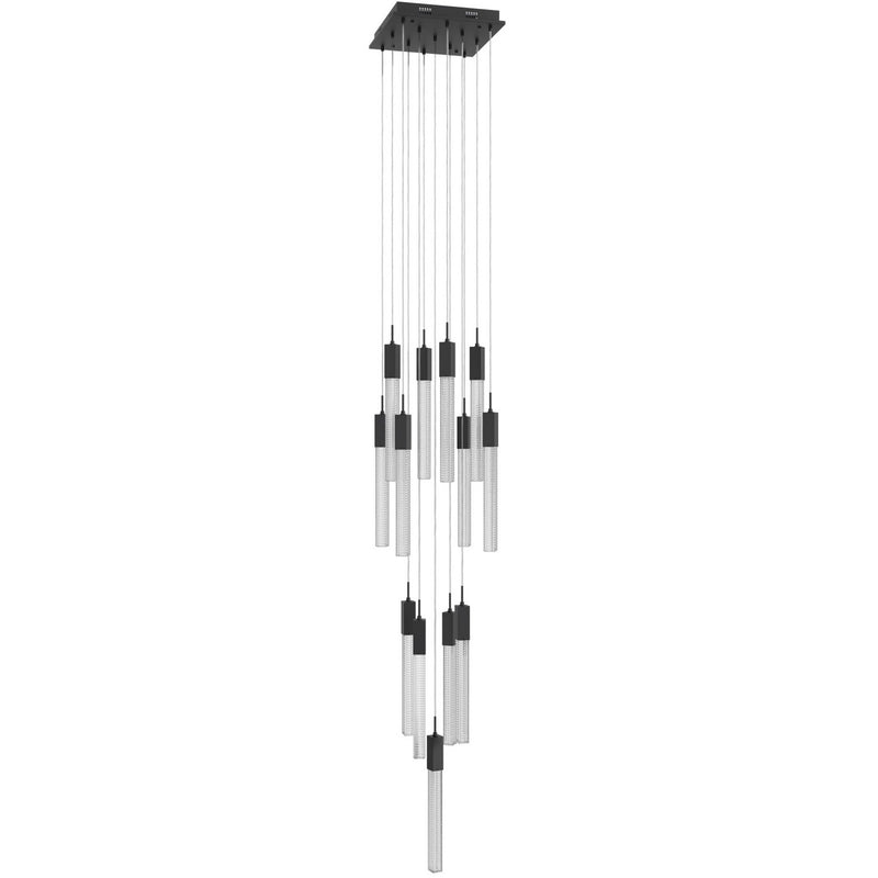 Avenue Lighting - HF1905-13-BOA-BK - 13 Light Pendant - Boa - Black