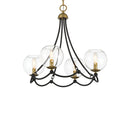 Minka-Lavery - 5065-726 - Four Light Chandelier - Kearney Park - Coal