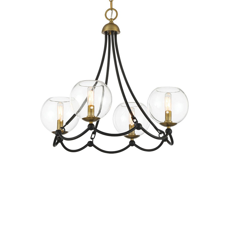 Minka-Lavery - 5065-726 - Four Light Chandelier - Kearney Park - Coal