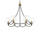 Minka-Lavery - 5066-726 - Six Light Chandelier - Kearney Park - Coal