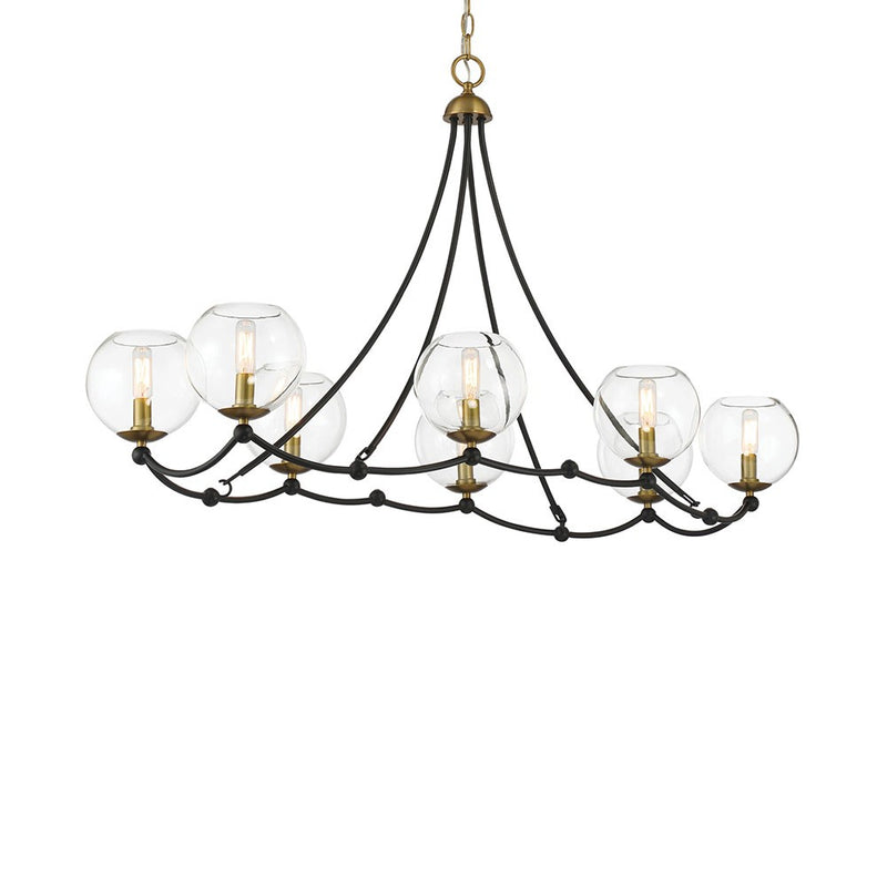 Minka-Lavery - 5068-726 - Eight Light Island Pendant - Kearney Park - Coal